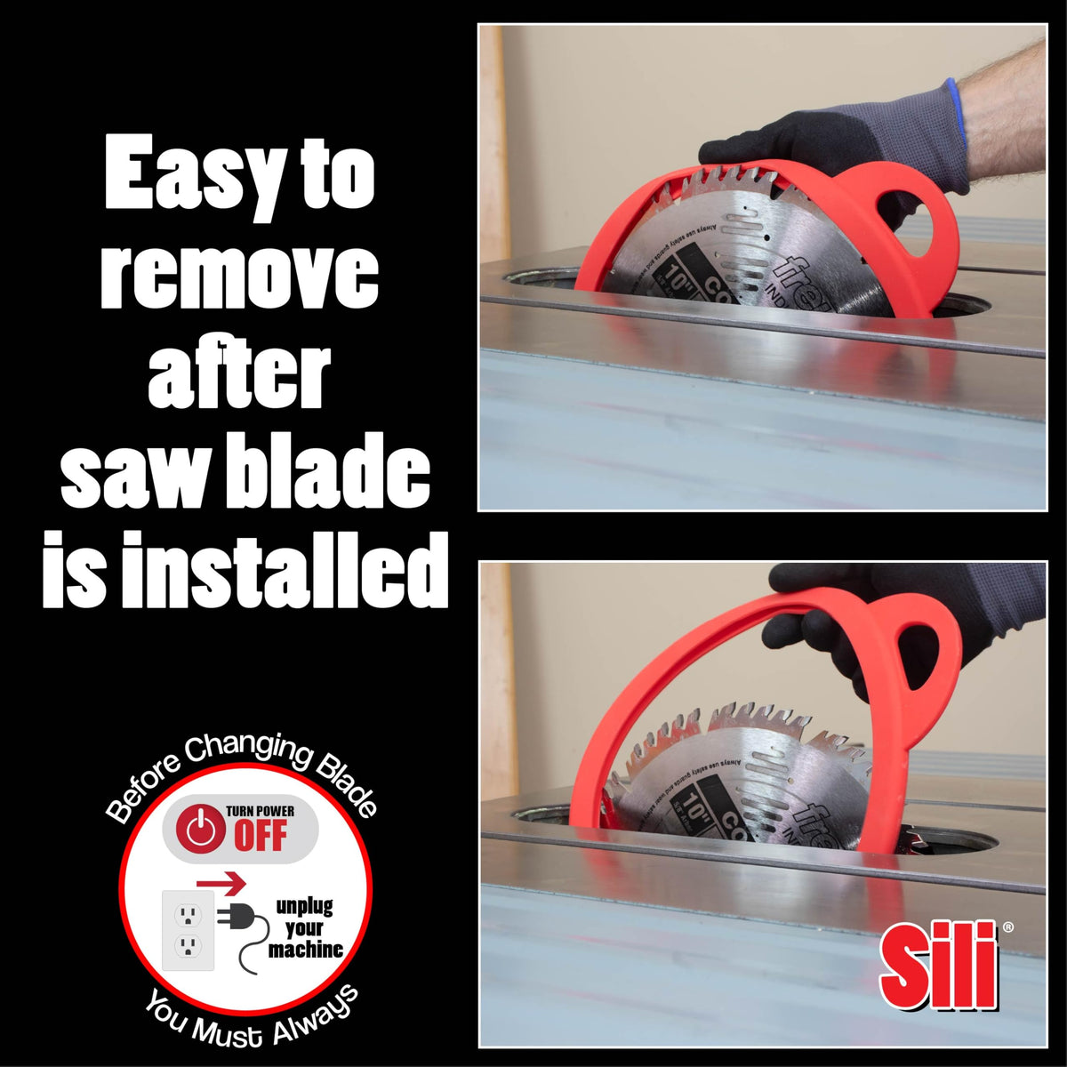 Sili Silicone Circular Saw Blade Storage Sleeve (10" 3 Pack)