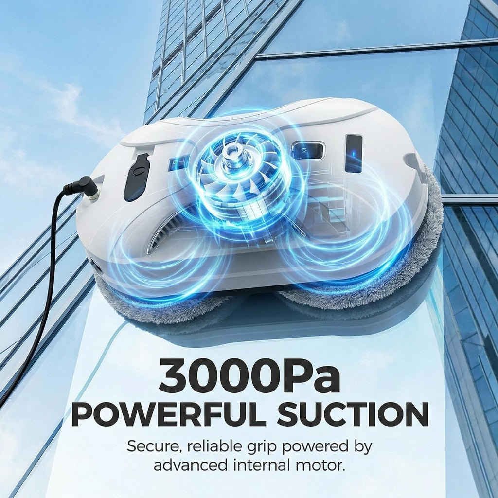 Automatic Window Cleaning Robot, Window Cleaner Robot Auto Dual Spray, 2026 Model Robot Limpia Vidrios AI Path