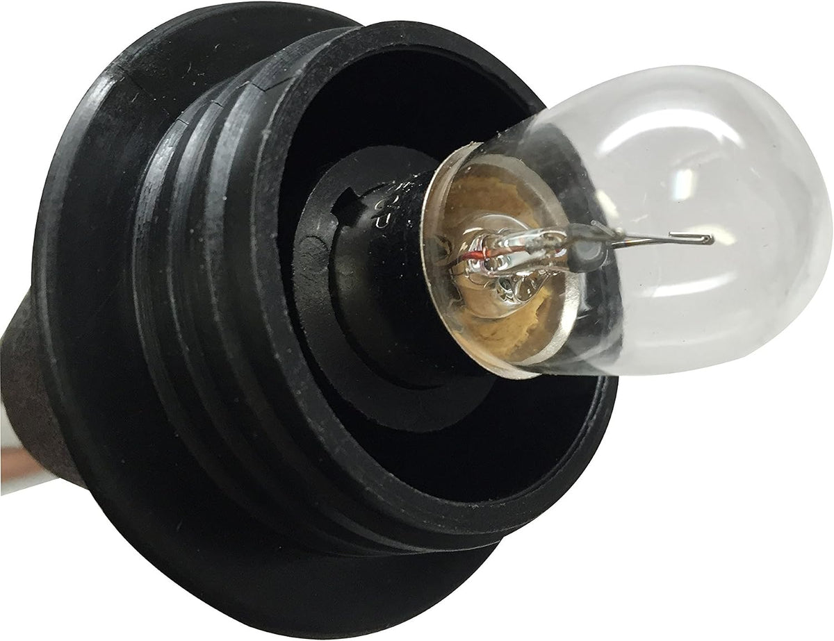 Pactrade Marine All-Round Boat Navigation Lights - 24-Inch Incandescent White Stern Light (Flush Mount, Replacement Pole w/Lock Collar) - Boat Accessories for Pontoon, Yacht, Kayak