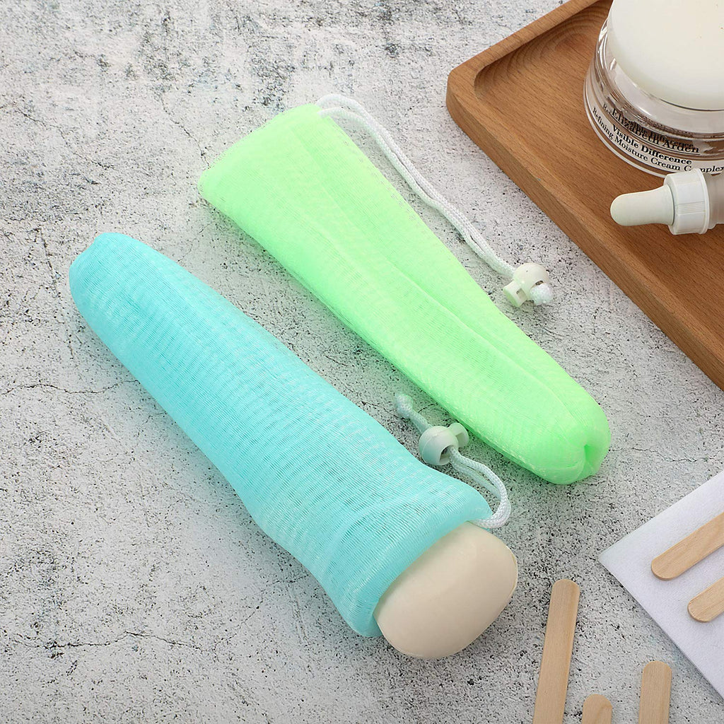 10 Pieces Mesh Soap Saver Bag Loofah for Bar, Exfoliating Shower