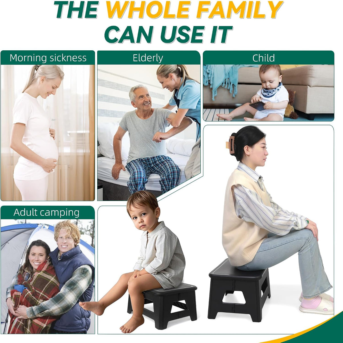 In-car Portable Toilet Collapsible Potty, Emergency Toilet | Temporary Potty For Outdoor Camping, Road Trips, Traffic