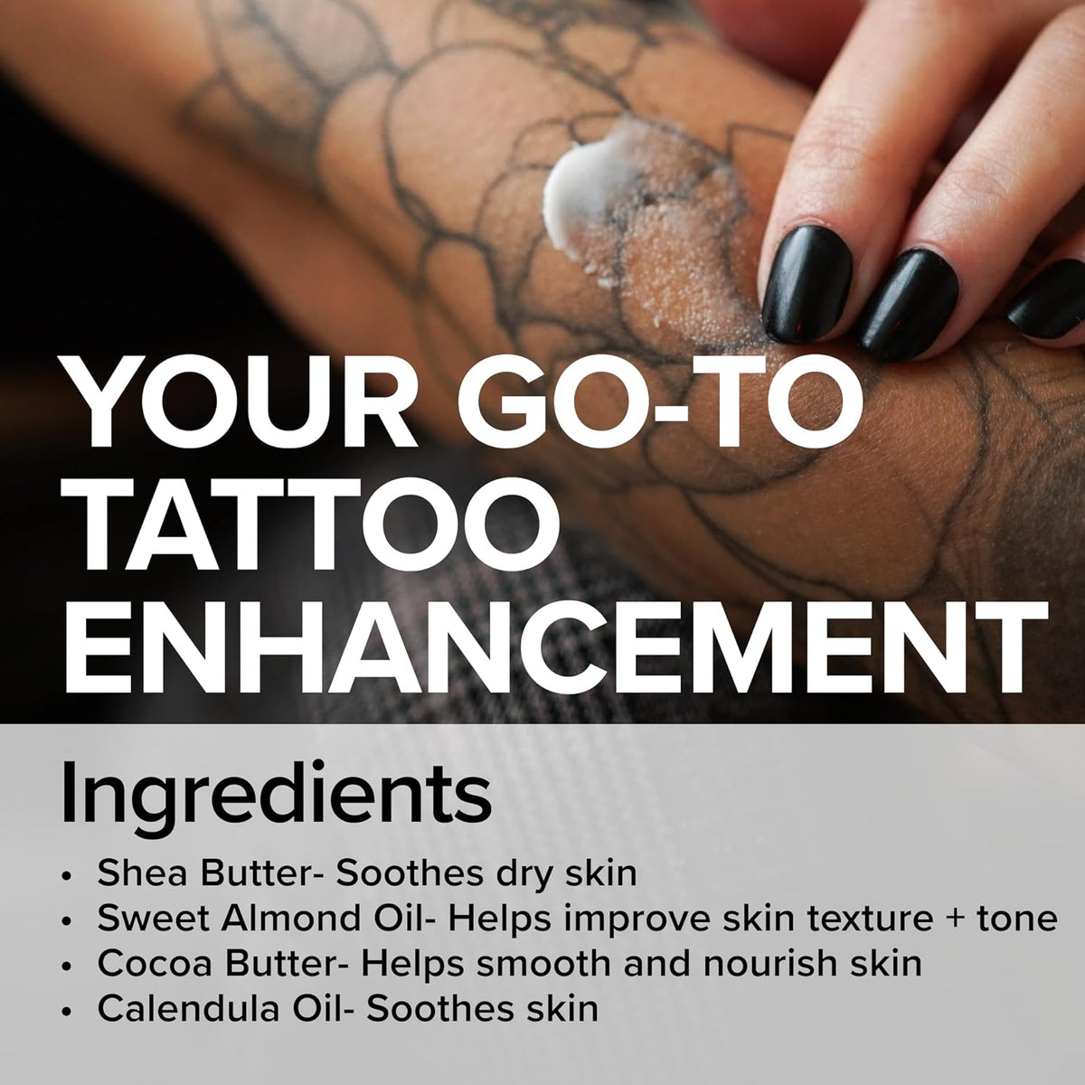 Tattoo Balm & Aftercare Cream, Vanilla Coconut, 1.7 oz