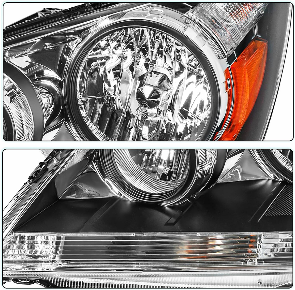 TUSDAR Headlights Fit for 2005-2010 Honda Odyssey Pair