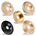 5PCS Angle Grinder Wood Carving Disc Set for 4-1/2 Inch Grinders