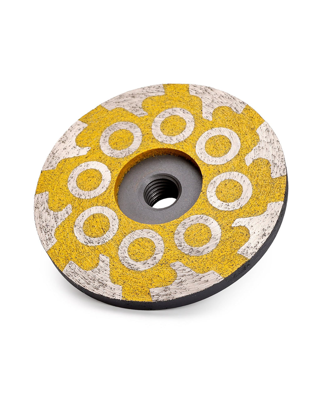 Casaverde Tools 4" Flat Resin Diamond Cup Wheels，Diamond Flat Resin Shaping Wheels with 5/8“-11 Thread for Granite，Marble and Engineered Stone