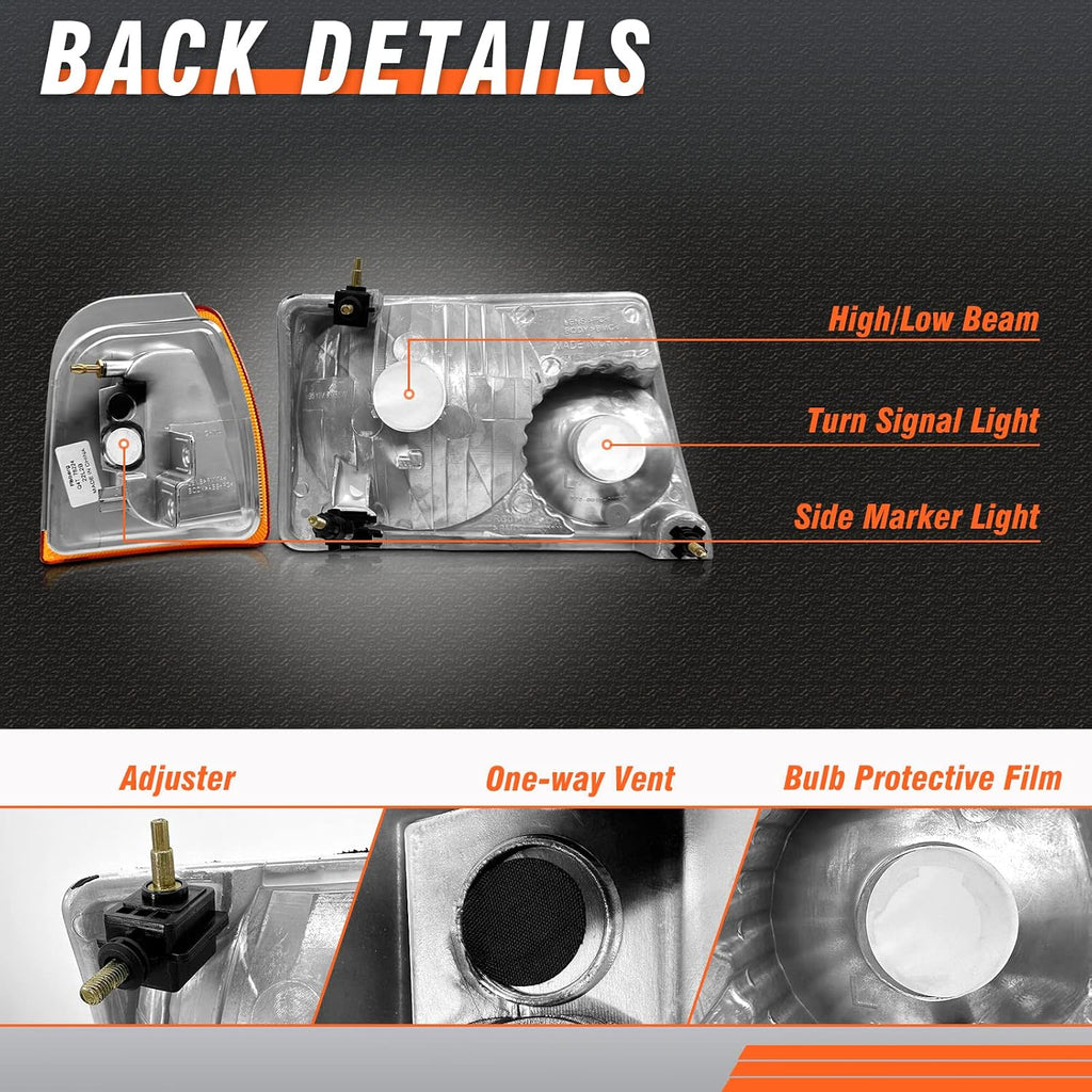 for 2001-2011 Ford Ranger Headlights