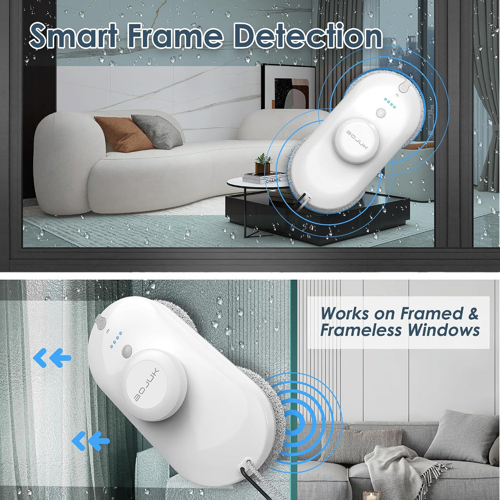 Window Cleaning Robot, 6500Pa Suction with Edge Detection
