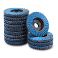 MOGRQAP 3 inch Flap Discs 12 Pack, 60 Grit for Cordless Angle Grinder