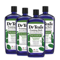 Foaming Bath with Pure Epsom Salt, Relax & Relief with Eucalyptus & Spearmint, 34 fl oz (Pack of 4)
