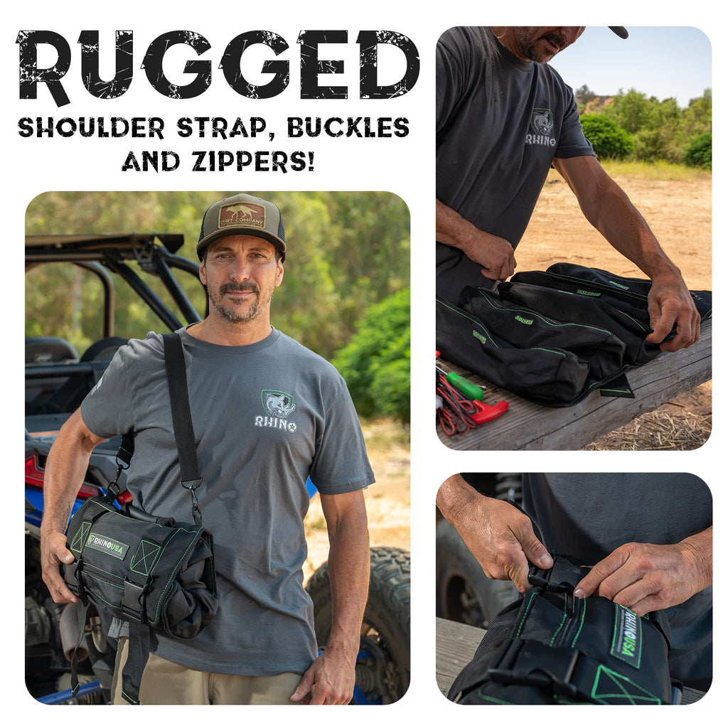 Tool Bag Roll - Heavy Duty Canvas Organizer for Tools