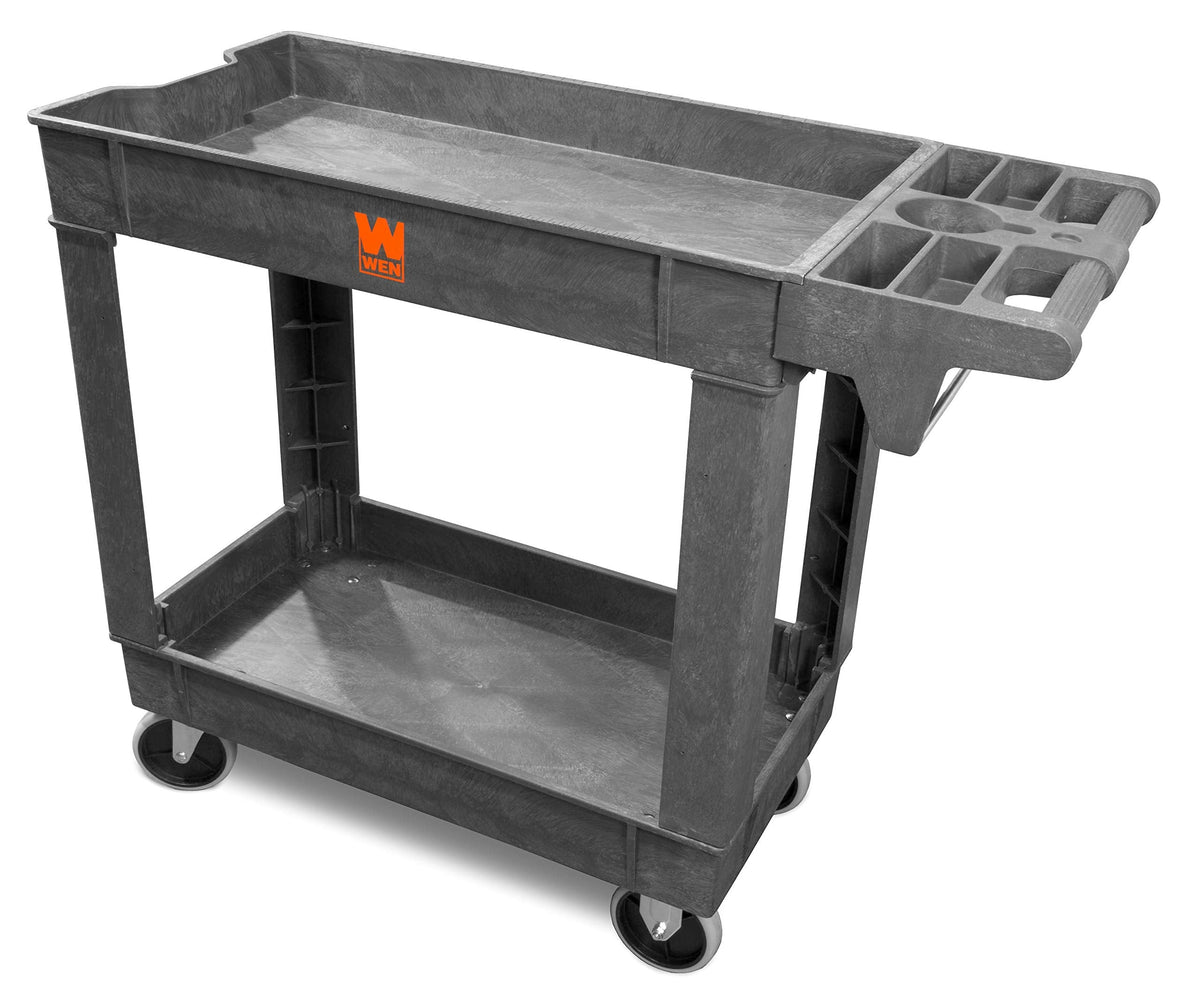 73009 500-Pound Capacity 40 by 17-Inch Two-Shelf Service Utility Cart