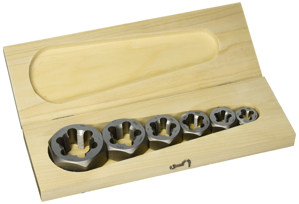 Irwin Industrial Tools 1922 Hex Rethreading Die Set, 6-Piece