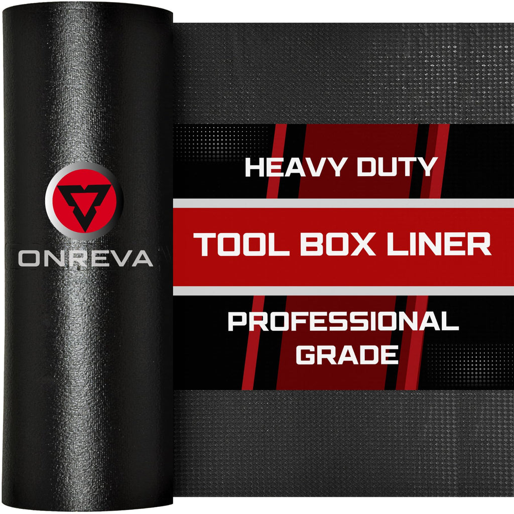 Tool Box Liner 22" Wide x 20 Ft, 1/8" Thick Heavy Duty Toolbox Drawer Liners for Tool Chest Cabinet Workbench &