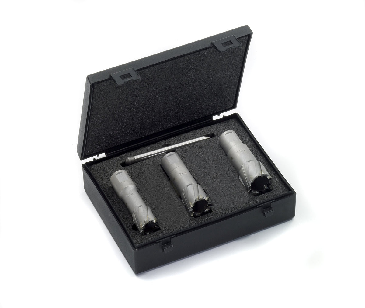 Champion Cutting Tool RotoBrute High Performance CT150-SET 3 Piece Carbide Tipped Annular Cutter Set (Includes sizes: 13/16", 15/16, 1-1/16"+Pilot Pin)