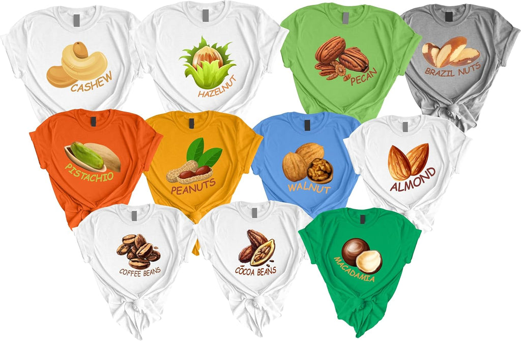 Bunch of Nuts Group Costume Shirt, Funny Matching Family Halloween Tee