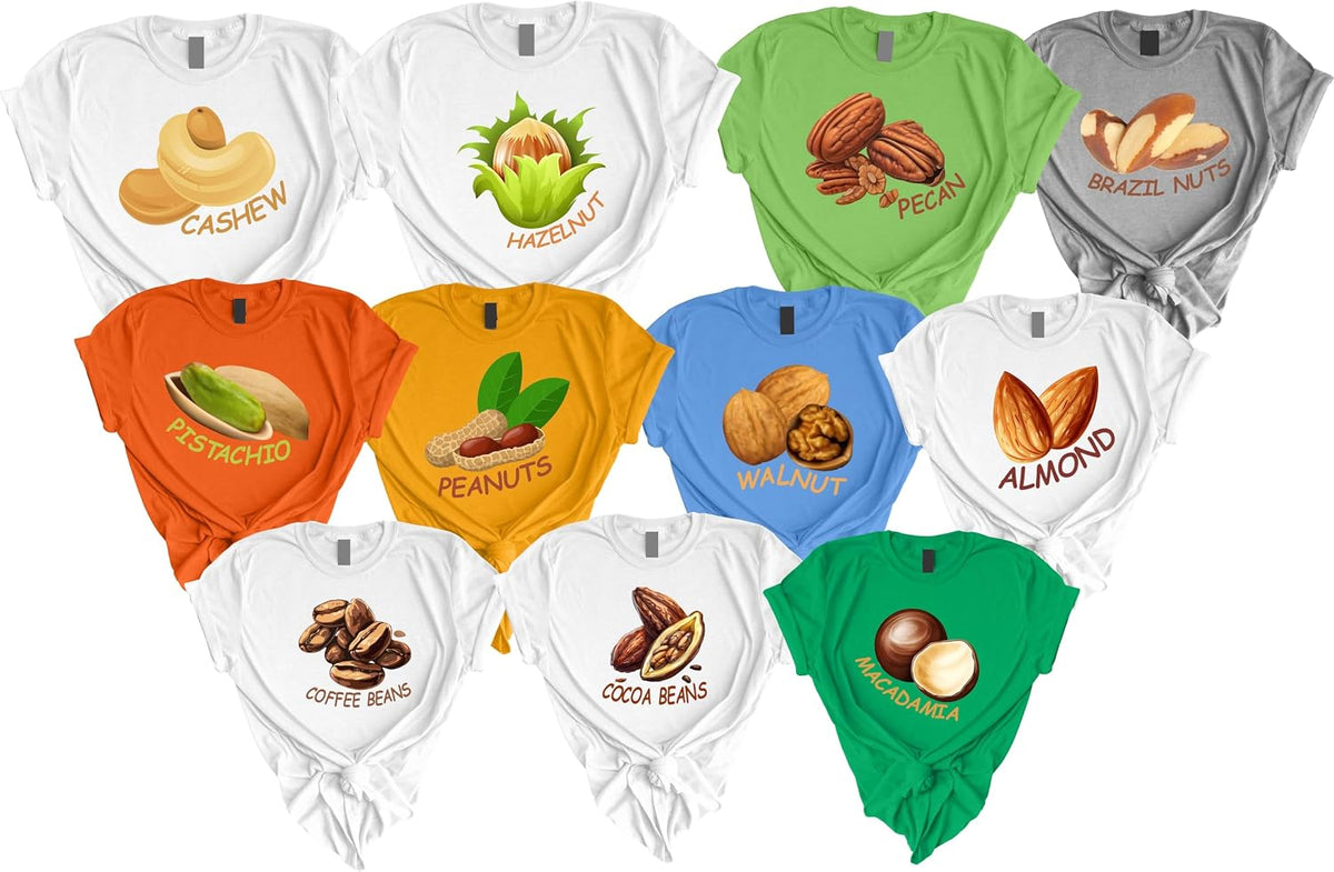 Bunch of Nuts Group Costume Shirt, Funny Matching Family Halloween Tee