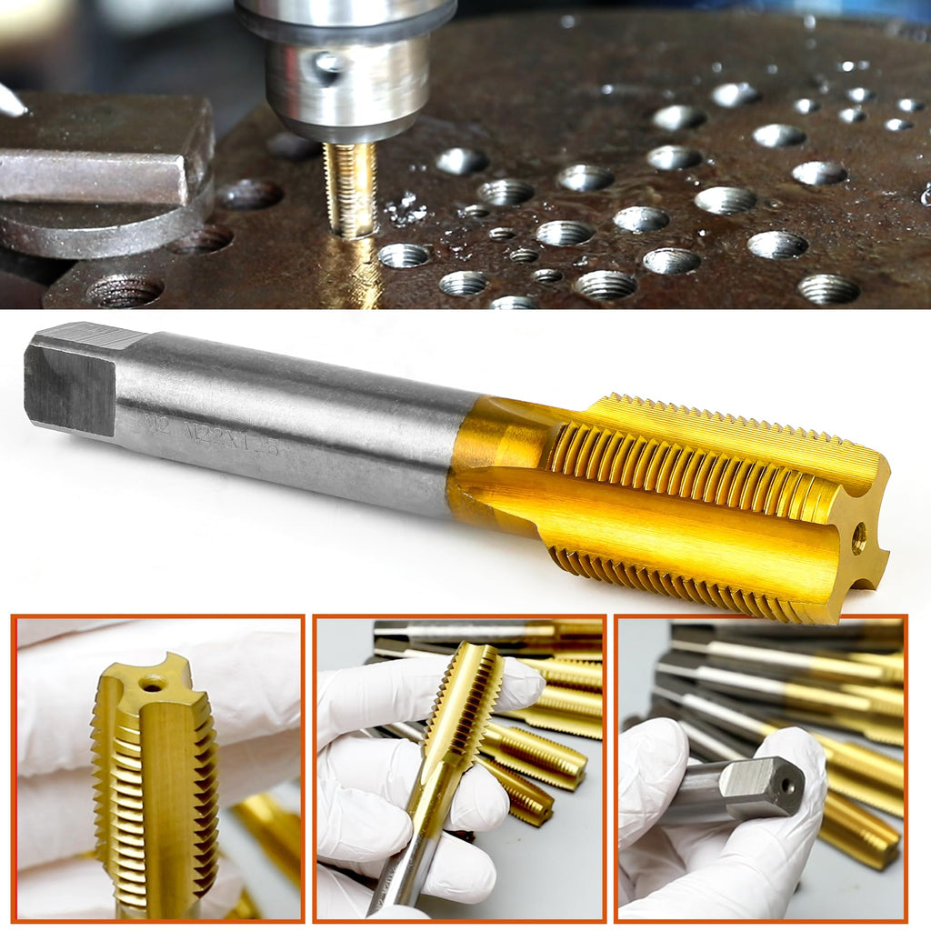 1/2"-28 UNEF Thread Tap for Metal,1/2"-28 UNEF M2 HSS Thread Milling Tap