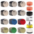 188 PCS 1 Inch Wet Dry Sanding Discs 60-10000 Grit Hook and Loop Sandpaper