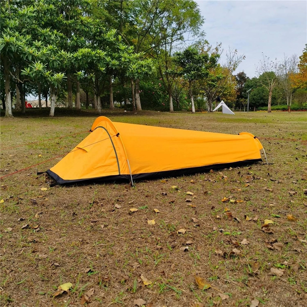 Single-Person Tent Windproof Backpacking Tent Four Season for Backpackers, Mountaineering