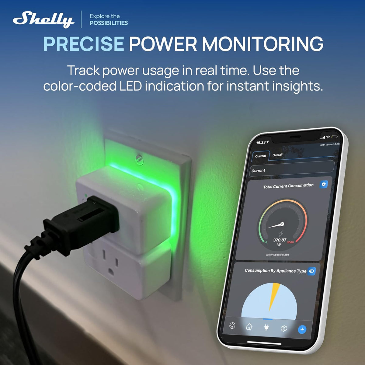 Smart Plug UL, WiFi, Bluetooth, Zigbee, Matter Outlet with Power Metering, Works with HomeKit, Google Home, Alexa