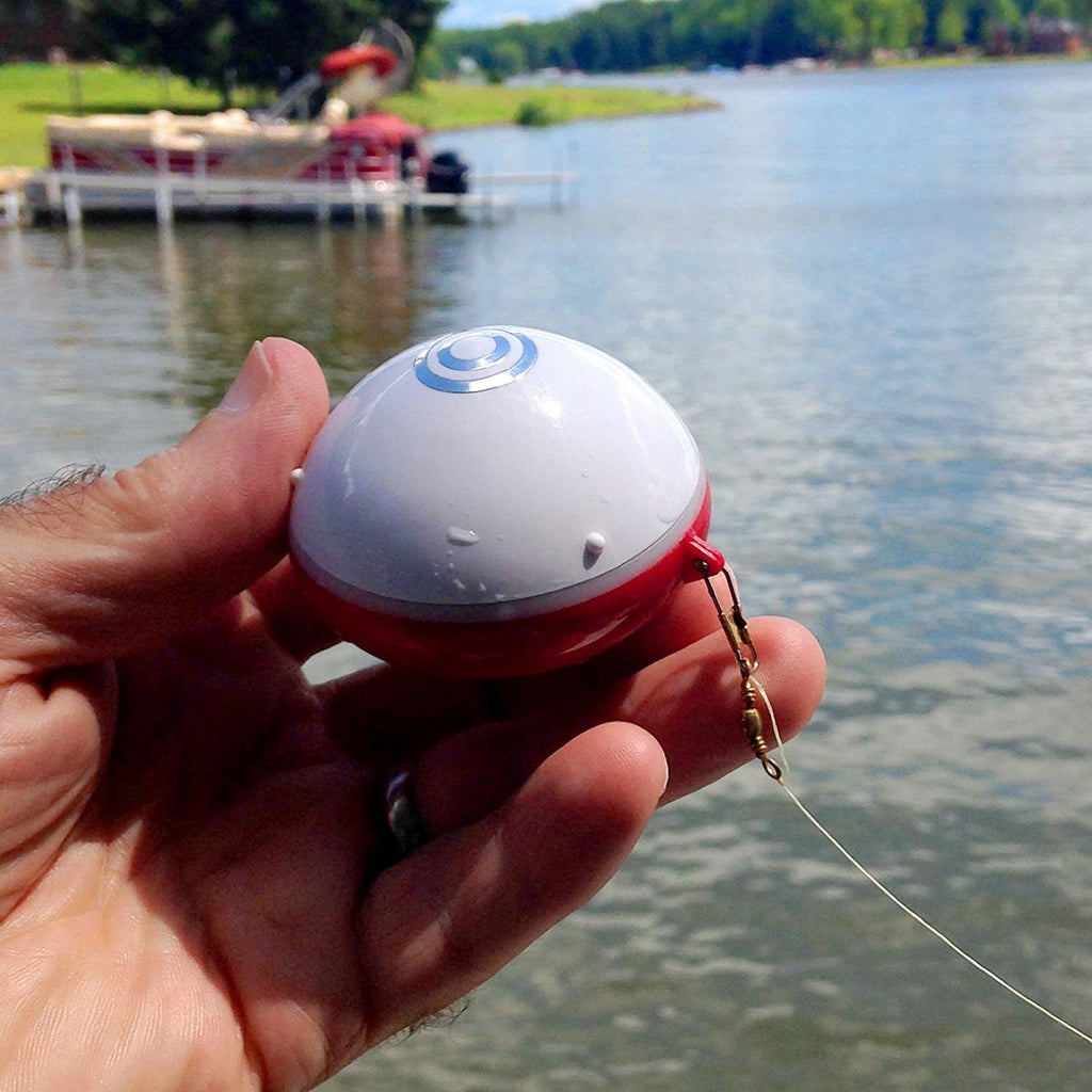 iBobber portable wireless bluetooth fish finder depth finder with depth range of 135 feet 10+ hrs battery life with
