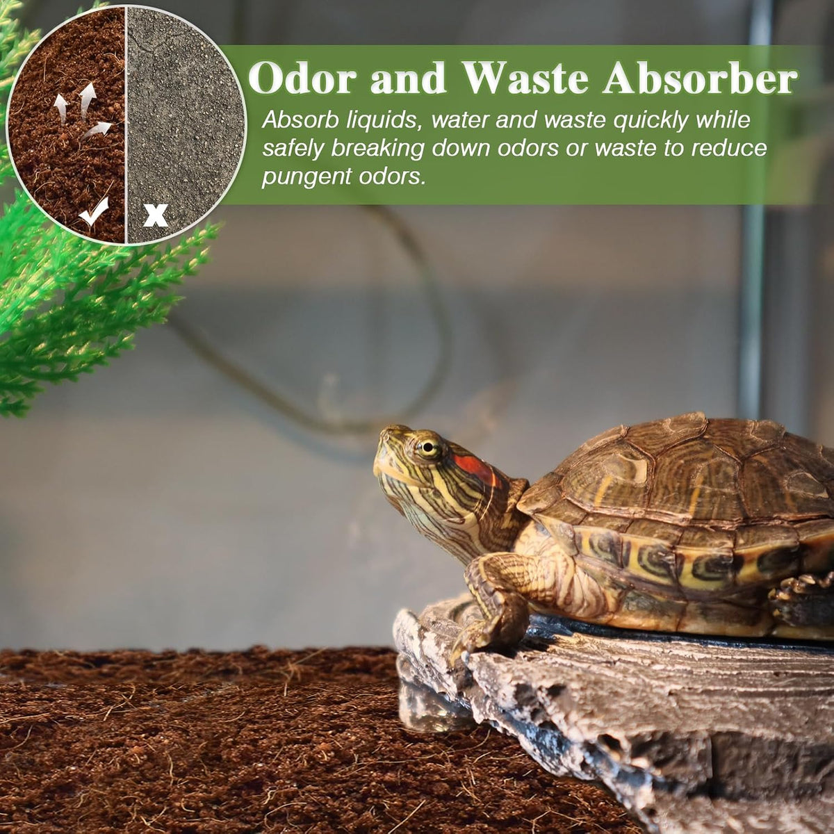 10LBS Coconut Fiber Substrate, Premium Coco Coir Reptile Substrate