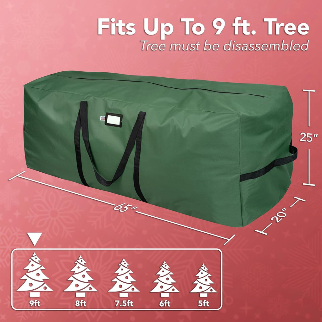 Christmas Storage Bag Heavy Duty Fits Up to 9ft Tall Artificial Tree