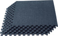 3/8 Inch Thick Interlocking Foam Carpet Tiles Durable Carpet Squares Anti Fatigue Support for Home Office or