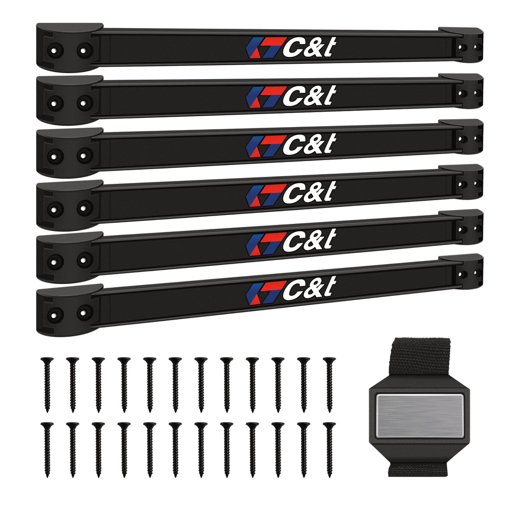 Magnetic Storage Organizer Tool Holder, Magnetic Tool Holder Strip, 6-Pack