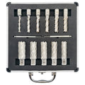 11pcs Annular Cutter Set 2" Cutting Depth 7/16" to 1-1/16" Mag Drill Bits