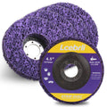 Lcebrli 5 Pack 4-1/2"x7/8" Strip Discs – Rust & Paint Remover Wheel