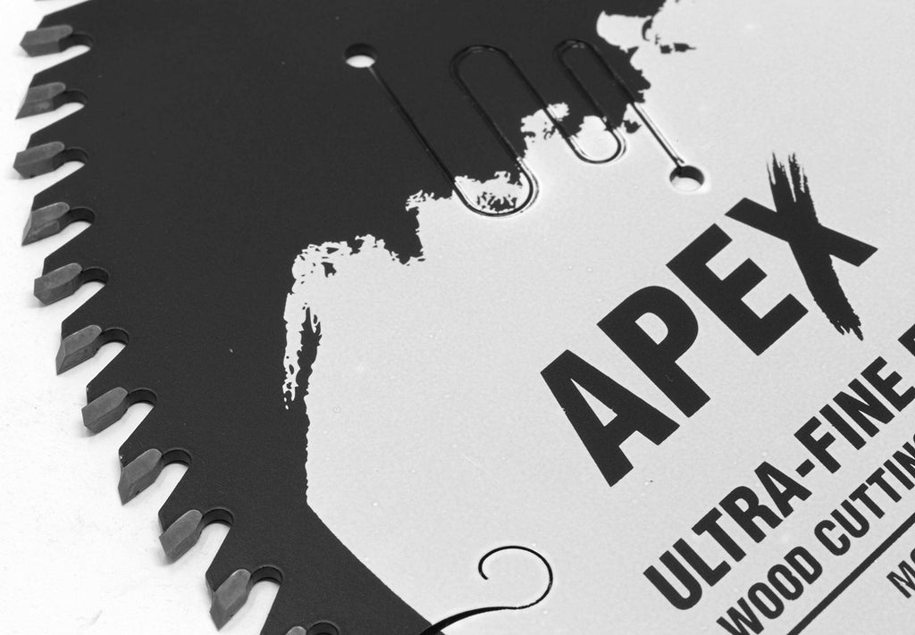 WEN BL1080C Apex 10-Inch 80-Tooth Carbide-Tipped Ultra-Fine-Finish Industrial-Grade Woodworking Saw Blade with Cool-Cut Coating, Black