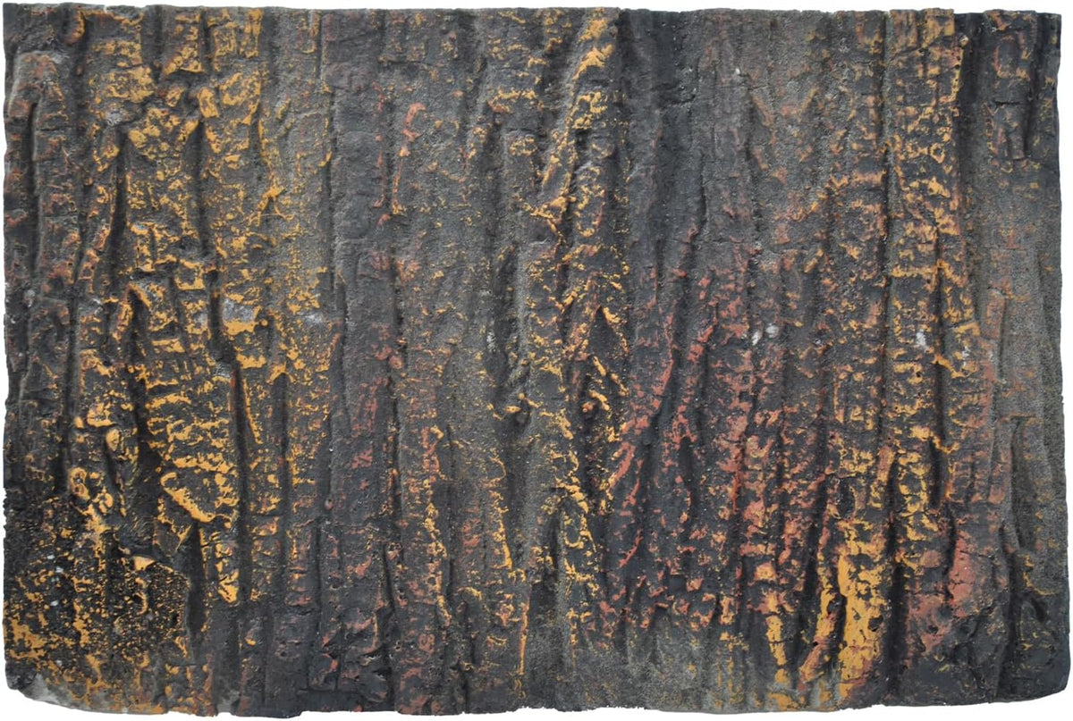 Reptile Terrarium Cork Background,17.72x11.02 Inches 3D Bearded Dragon Tank Backgrounds Wall Reptile Stereo Backdrop