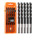 Crosstar M35 Cobalt Drill Bit Set,Three-Flute Design,3/8",5 Pack
