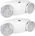 2 Pack Commercial LED Emergency Light,Battery Backup,ETL Listed