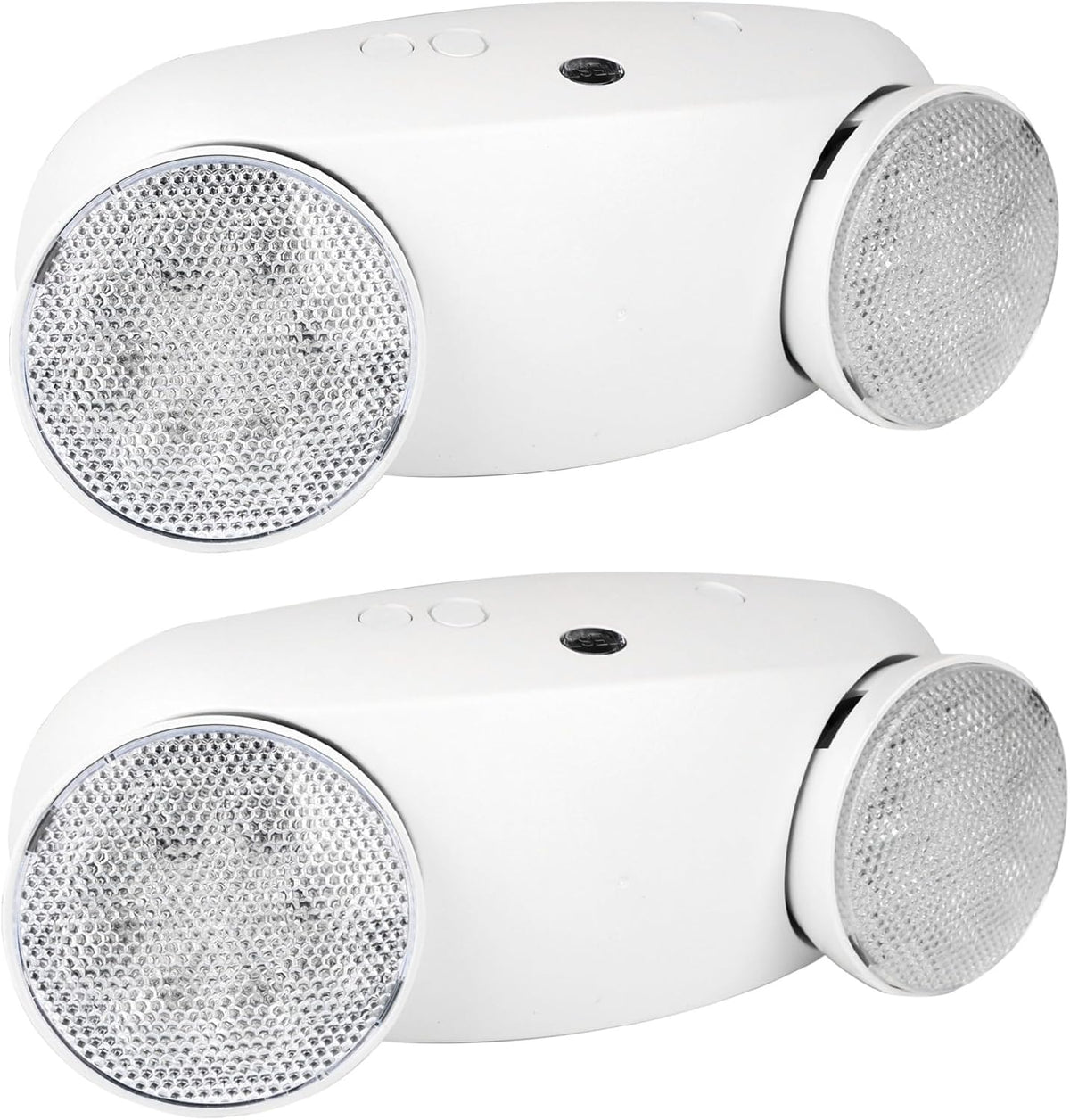 2 Pack Commercial LED Emergency Light,Battery Backup,ETL Listed