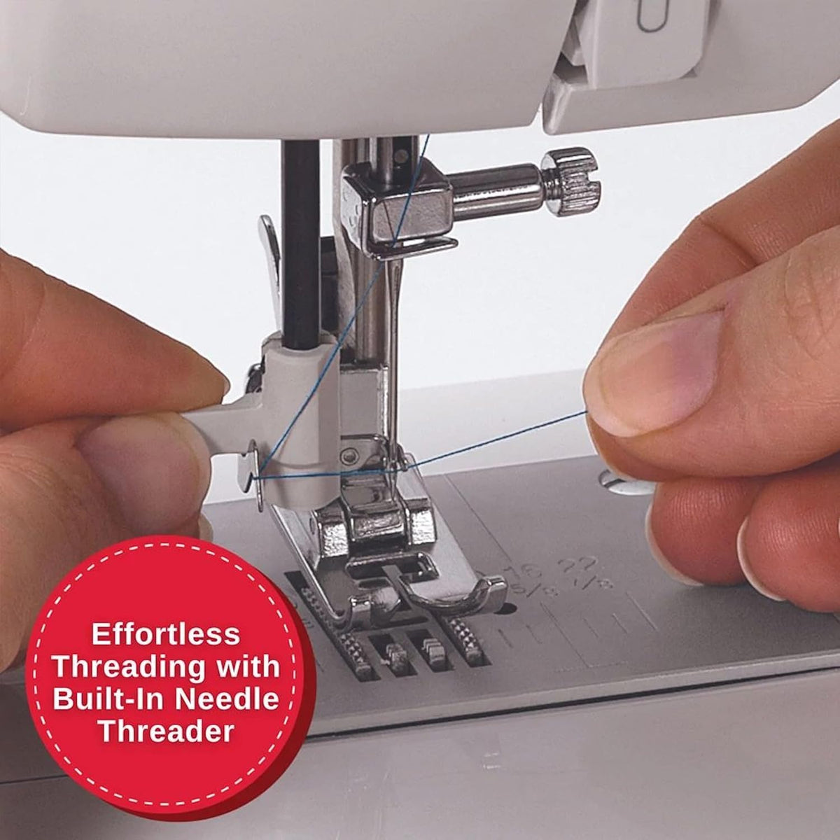 4423 (Grey) High Speed Heavy Duty Sewing Machine with Accessory Kit | 23 stitches deliver 97 applications, 50% more