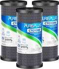 Coconut Shell Water Filter Cartridge | Activated Carbon Block CTO | Universal Whole House 5 Micron 10 inch Cartridge