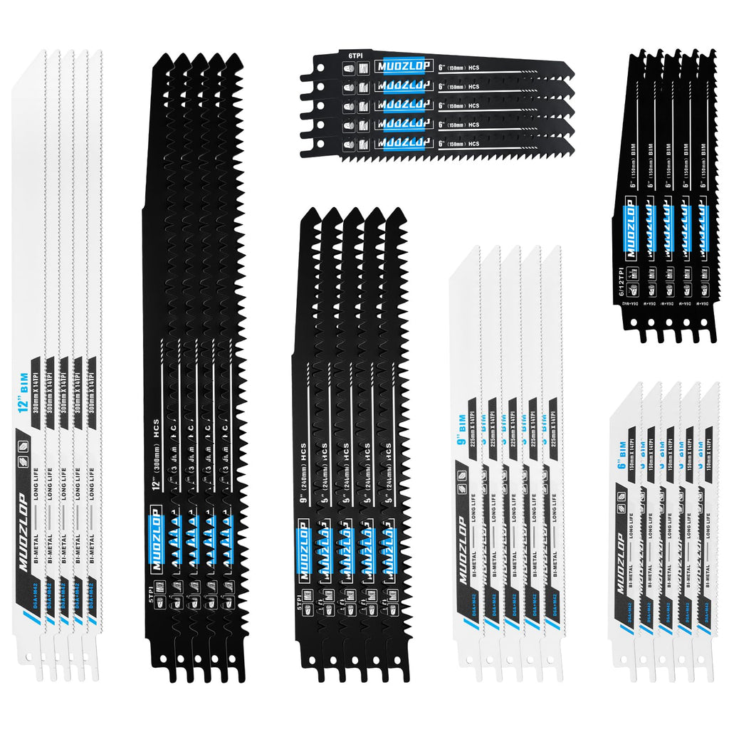 MUOZLOP 35 Pack Reciprocating Saw Blades Set