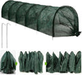 2 in 1 Portable Greenhouse Protection from Sun Heat,Garden Tunnel Shade Net Cover with Quick-Release Technology,Row