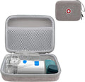 Klawdsky Carrying Case for Portable Nebulizer, Travel Medical Bag, Hard Emergency Medical Bag for Inhaler Spacer Case for Adults(Bag Only)