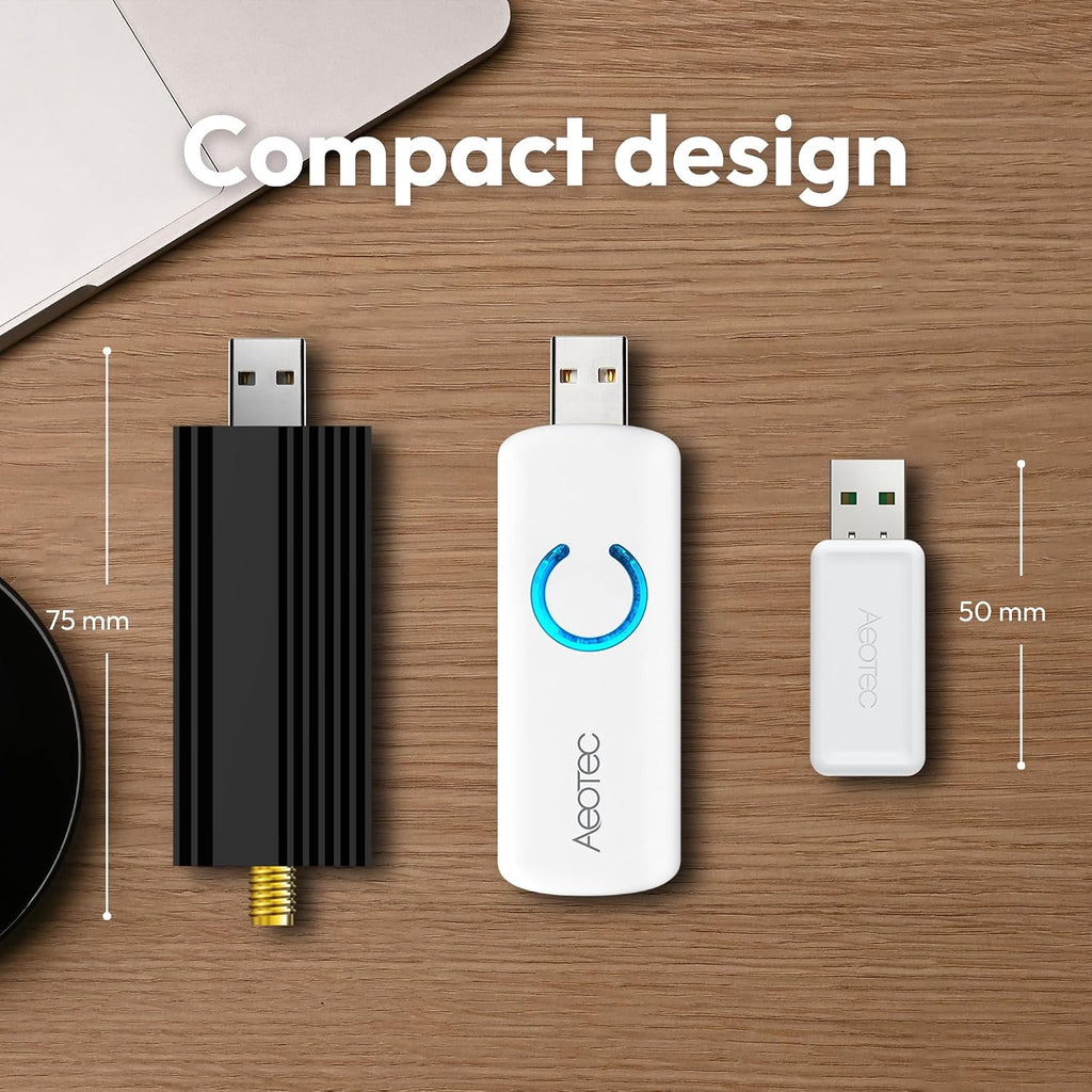 Z-Stick 10 Pro - Zigbee 3.0 & Z-Wave 800 Series USB Adapter - Works with HomeAssistant - Zigbee2MQTT - Z-Wave