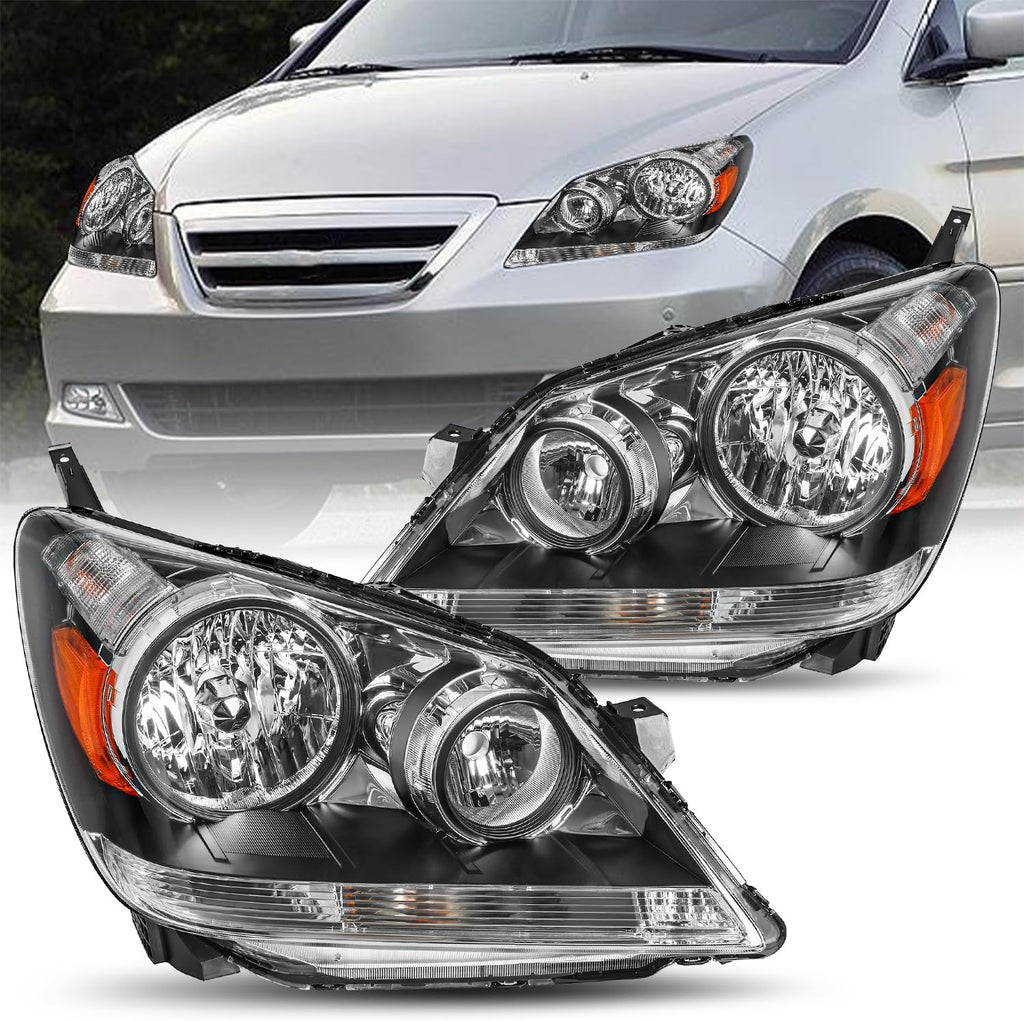 JSBOYAT Headlights for 2005-2010 Honda Odyssey OE Style