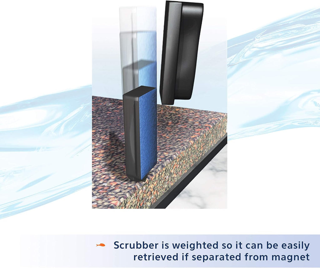Aquarium Algae Scraper, Fish Tank Cleaning Magnet, Large