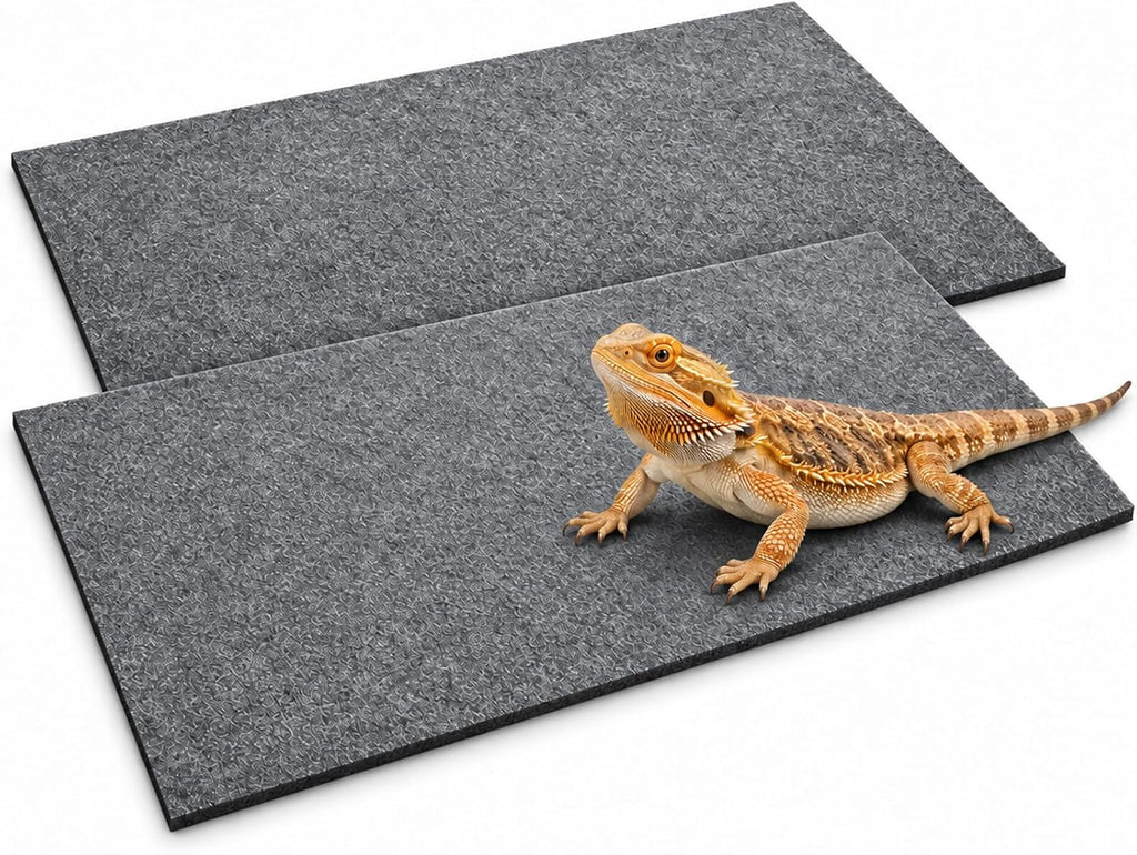 2 Pack Reptile Carpet, 39’’ x 20’’ Terrarium Bedding