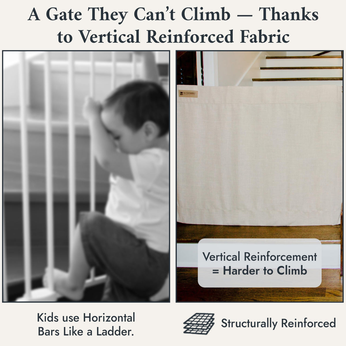 36-42" Wide x 32" Tall Extra-Tall & Extra-Wide No-Drill Pressure-Mounted Pet & Child Safety Gate with Dual-Lock Walk-Through Swing Door for Stairs, Hallways & Wide Doorways