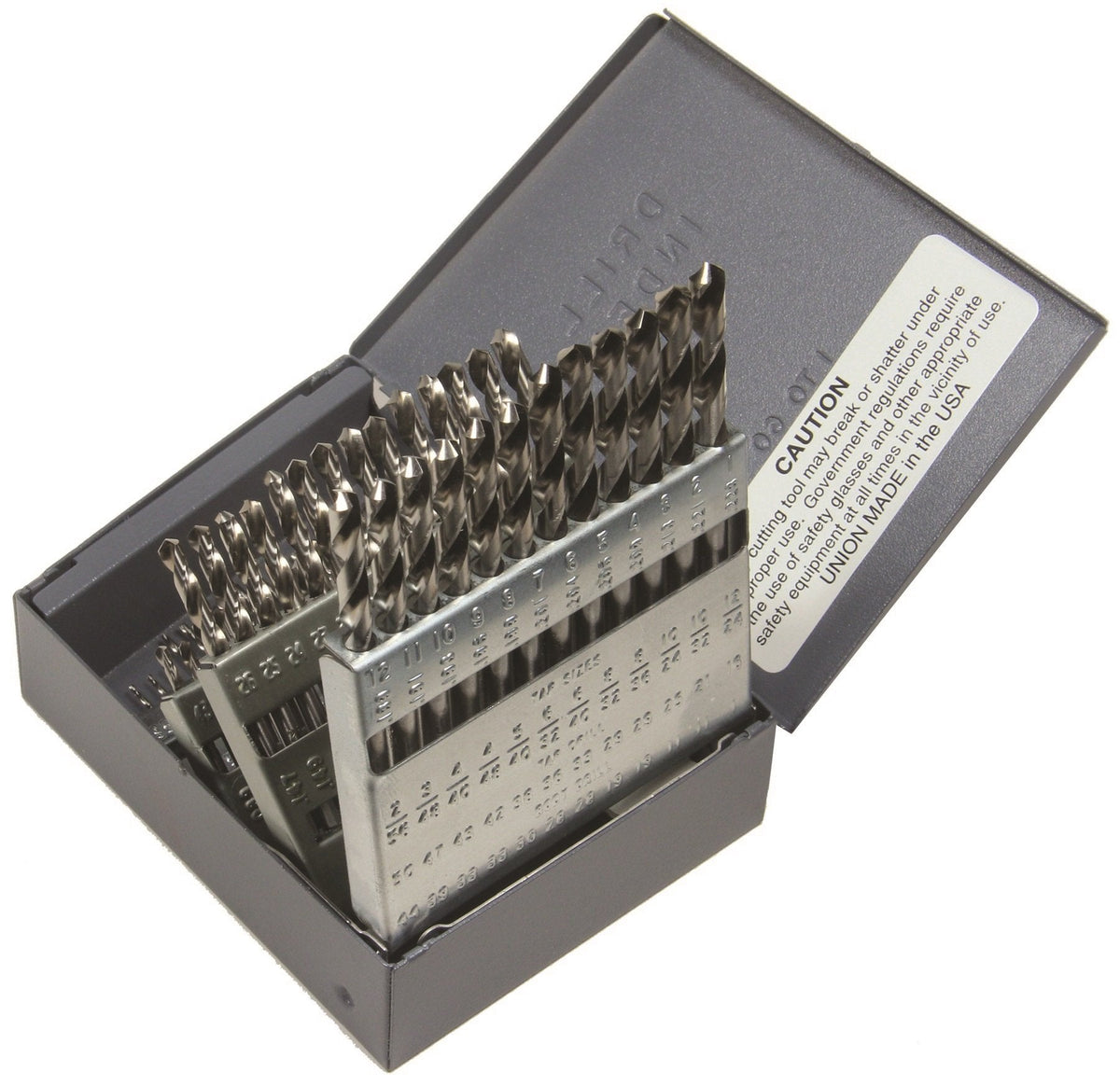 Viking Drill and Tool 88640 SP-60 Type 240-UB 135 Degree Split Point Magnum Super Premium Jobber Drill Set (60 Piece)