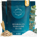Hydrogen Peroxide Epsom Salt Bath Soak - USA-Made – Patented Bath Salts, Muscle Recovery, & Skin Detoxification –