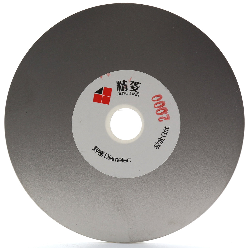 JINGLING 4" inch 100mm Diamond Flat Lap Disc Coated Grinding Disk Grit 2000 Fine
