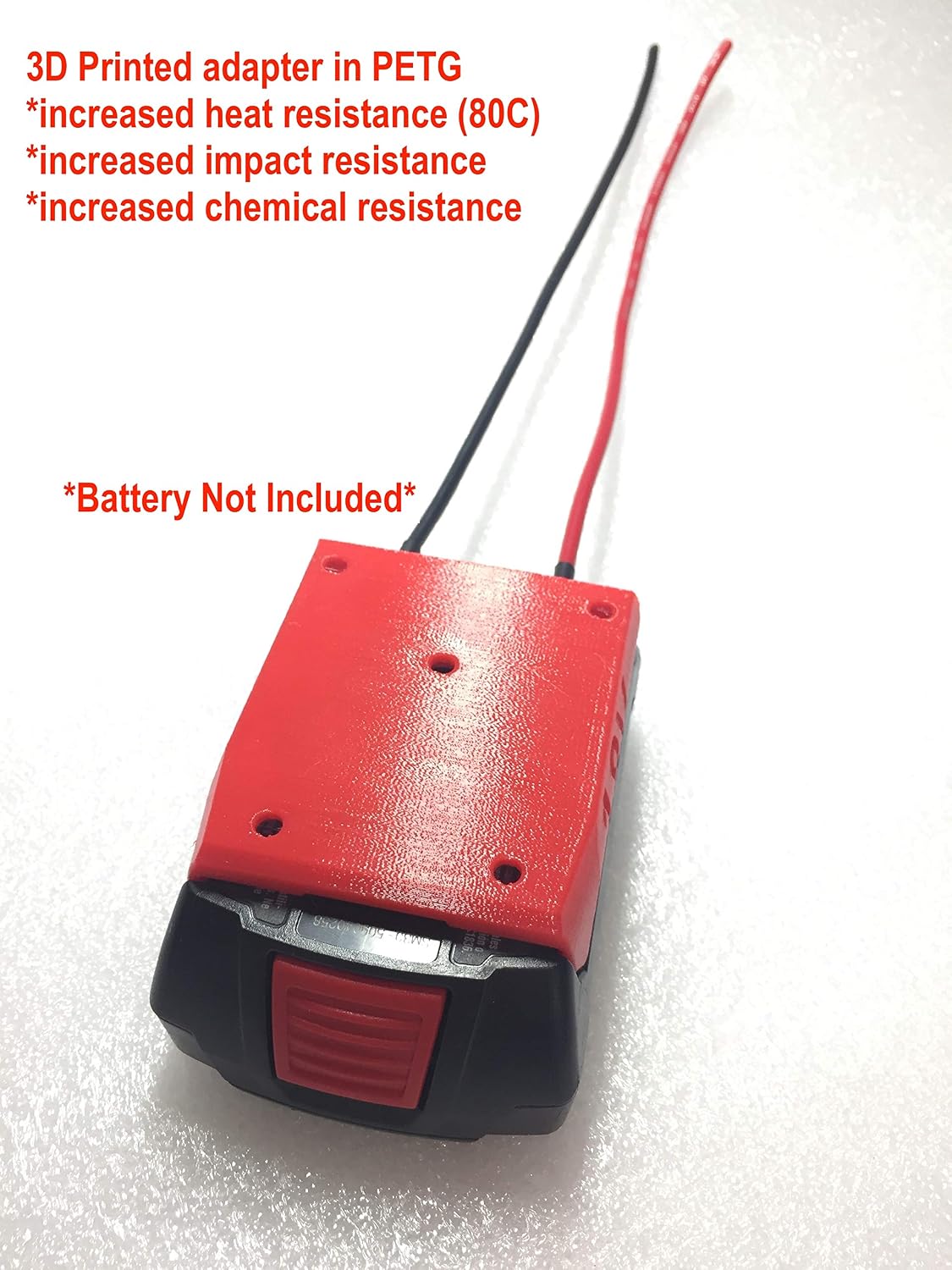H Battery Adapter for Bosch 18v Dock Power Connector 18 volt12 Gauge Robotics